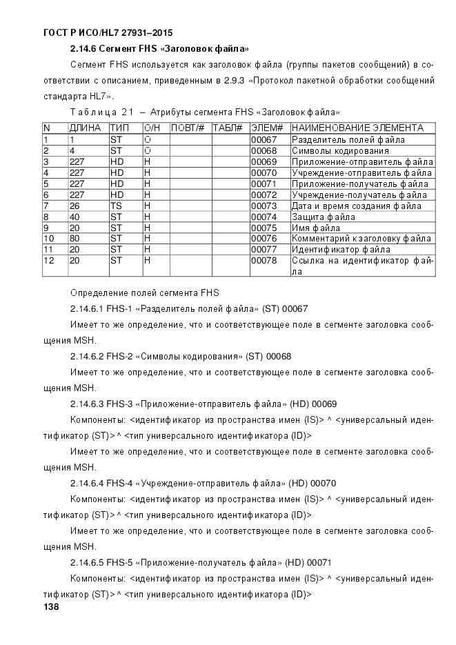 ГОСТ Р ИСО/HL 7 27931-2015, страница 145